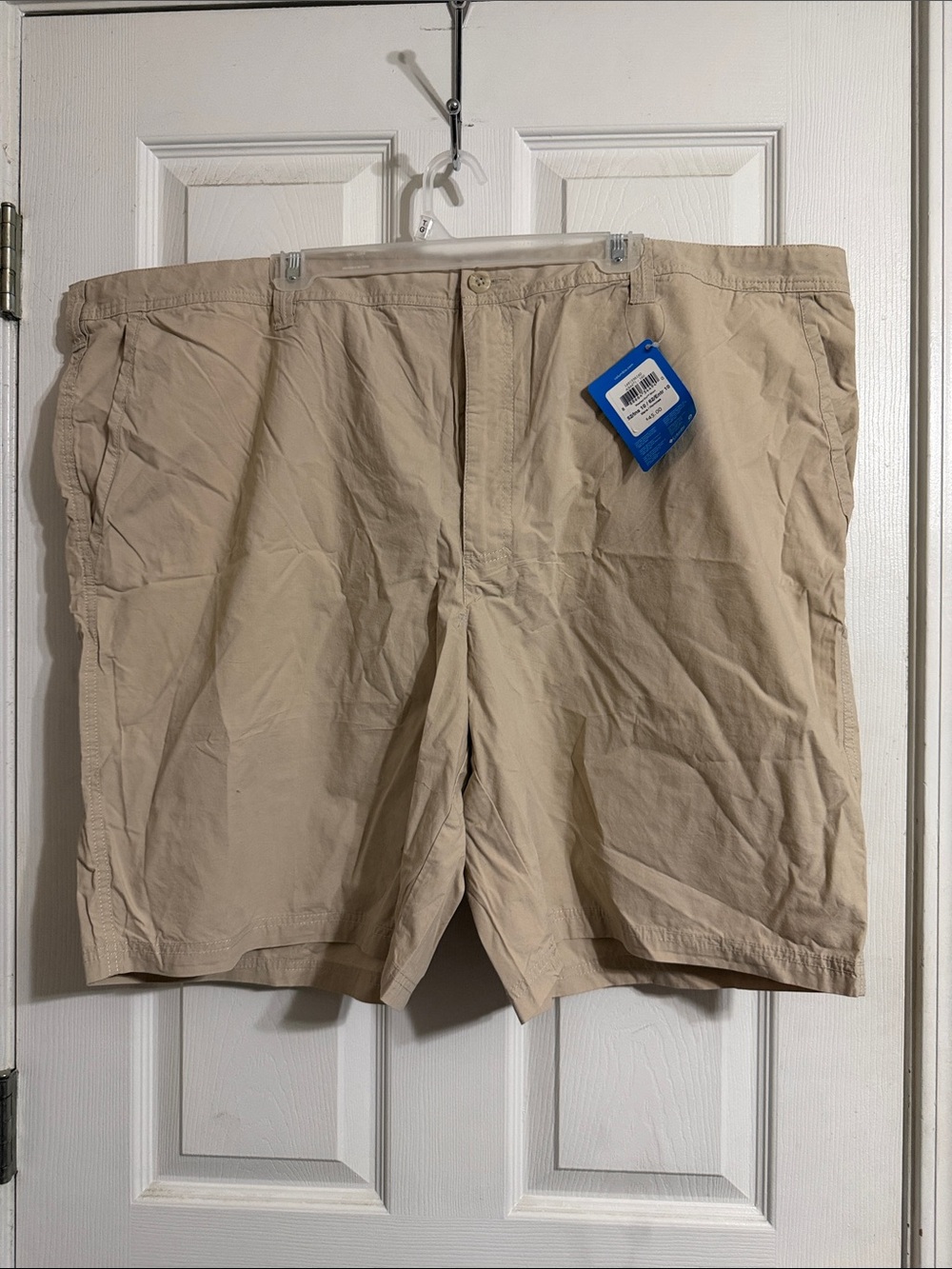 Men's Flat Front Casual Shorts - Beige